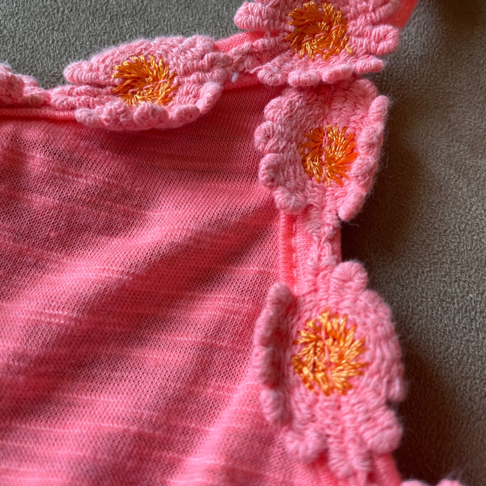 Flower tank top.